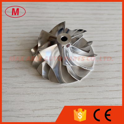 TD02 forward 35.65/46.00mm 6+6 blades high performance Turbo milling/aluminum 2618/billet compressor wheel