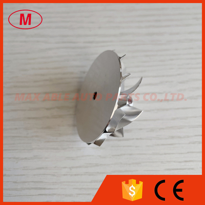 TD02 forward 35.65/46.00mm 6+6 blades high performance Turbo milling/aluminum 2618/billet compressor wheel