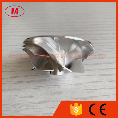TD02 forward 35.65/46.00mm 6+6 blades high performance Turbo milling/aluminum 2618/billet compressor wheel