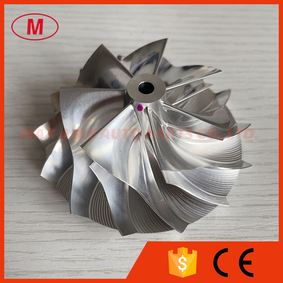 GT15-25 56.00/76.00mm 7+7 Blades high performance turbo aluminum 2618/Milling/billet compressor wheel