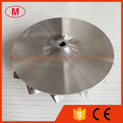 GT15-25 56.00/76.00mm 7+7 Blades high performance turbo aluminum 2618/Milling/billet compressor wheel