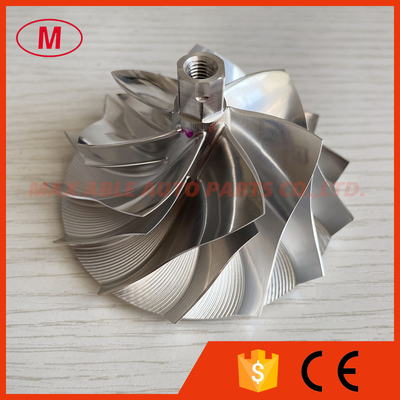 TD05H reverse 57.69/78.00mm 7+7 blades LEP style performance Turbocharger milling/aluminum 2618/billet compressor wheel