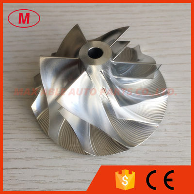 T04B 51.65/69.96mm 6+6 blades 409179-0023 14201-Z5601 Turbo Aluminum 2618 /milling/billet compressor wheel