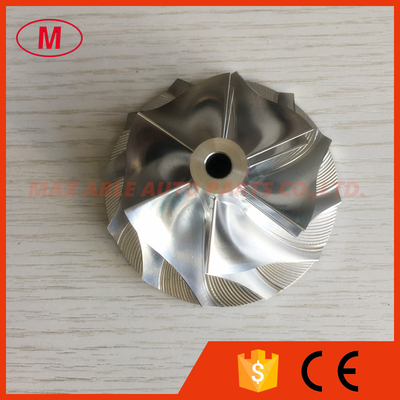 T04B 51.65/69.96mm 6+6 blades 409179-0023 14201-Z5601 Turbo Aluminum 2618 /milling/billet compressor wheel