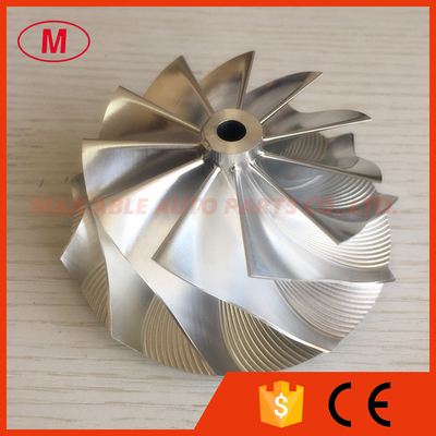 T04R 66.30/84.00mm 11+0 blades turbocharger billet/milling/alumimun 2024 compressor wheel for racing