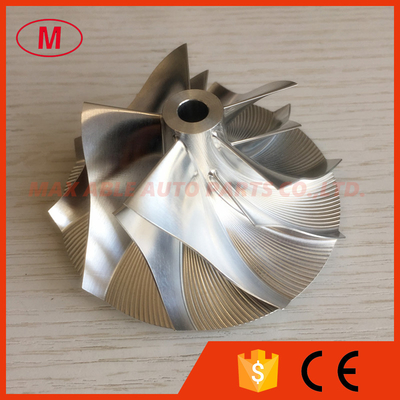 HX35 53.88/78.00mm 5+5 blades high performance turbo milling/aluminum 2618/billet compressor wheel