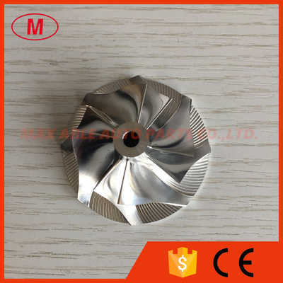 KP39 33.50/46.00mm 4+4 blades turbo Billet/milling/aluminum 2024 compressor wheel for 5439-970-0045