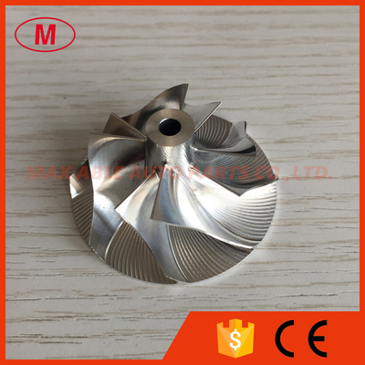 KP39 33.50/46.00mm 4+4 blades turbo Billet/milling/aluminum 2024 compressor wheel for 5439-970-0045