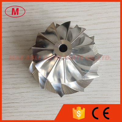 RHF55 11+0 blades 48.62/65.00mm performance high blade milling/billet compressor wheel for VF30/VF34 Upgrade