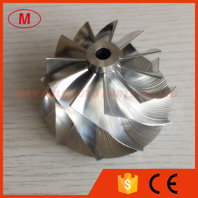 RHF55 11+0 blades 48.62/65.00mm performance high blade milling/billet compressor wheel for VF30/VF34 Upgrade