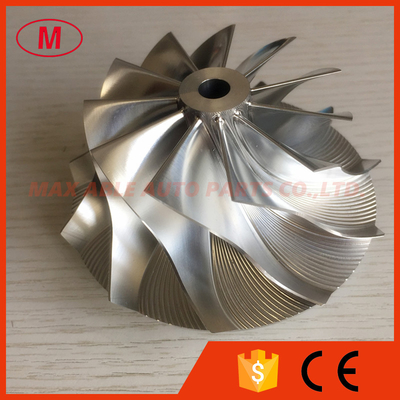 TF08L-30KY high performance 67.50/92.00mm 11+0 blades Turbo Billet/milling/Aluminum 2024 compressor wheel