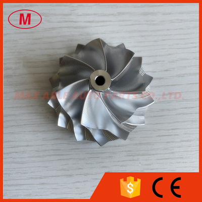 GT15-25 50.20/65.00mm 7+7Blades 702549-0008HF V1 point milling performance air curve turbo billet compressor wheel
