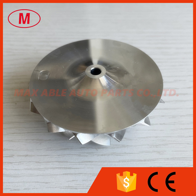 GT15-25 50.20/65.00mm 7+7Blades 702549-0008HF V1 point milling performance air curve turbo billet compressor wheel