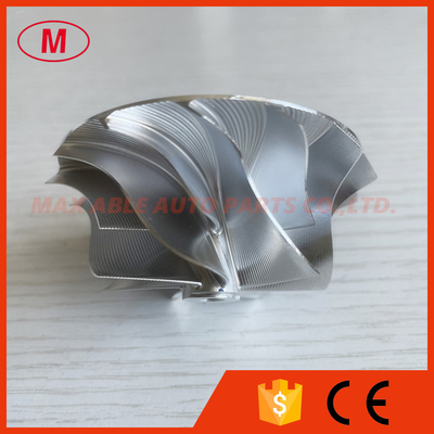 GT15-25 50.20/65.00mm 7+7Blades 702549-0008HF V1 point milling performance air curve turbo billet compressor wheel