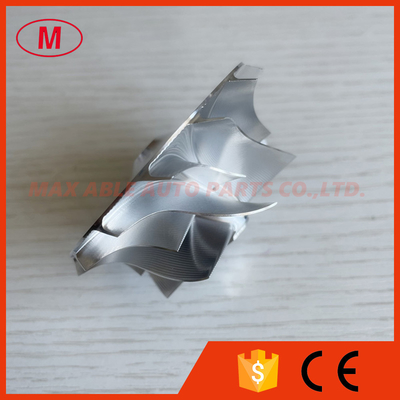 GT15-25 50.20/65.00mm 7+7Blades 702549-0008HF V1 point milling performance air curve turbo billet compressor wheel