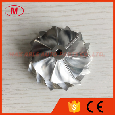 K04 5306-123-2006 44.92/56.08mm 7+7 blades turbo milling/aluminum 2618/billet compressor wheel for 5304-970-0033