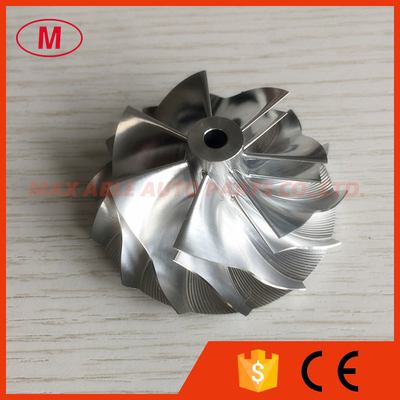 K04 5306-123-2006 44.92/56.08mm 7+7 blades turbo milling/aluminum 2618/billet compressor wheel for 5304-970-0033