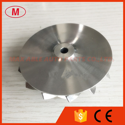K04 5306-123-2006 44.92/56.08mm 7+7 blades turbo milling/aluminum 2618/billet compressor wheel for 5304-970-0033