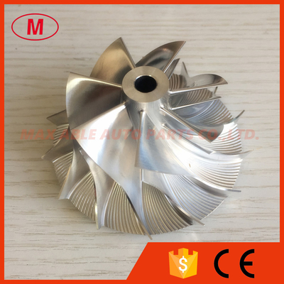 K28 54.70/75.89mm 5327-123-2008/2314 7+7 Blades high performance turbo billet/aluminum 2024/milling compressor wheel