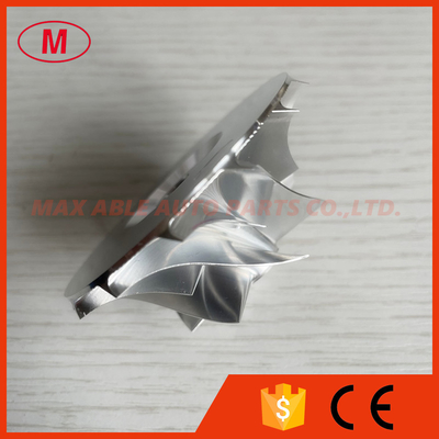 CT26 17291-17010 42.12/64.89mm 7+7 blades high performance Turbocharger milling/Billet compressor wheel for 17201-17010