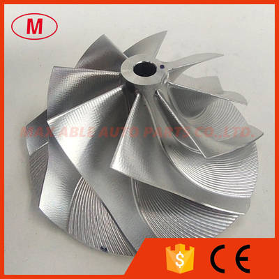 K16 49.63/67.40mm 8+0 blades point milling turbo milling/aluminum 2618/billet compressor wheel
