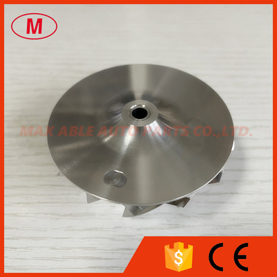 RHF5 reverse 46.50/60.82mm 7+7 blades turbocharger milling/aluminum 2618/billet compressor wheel