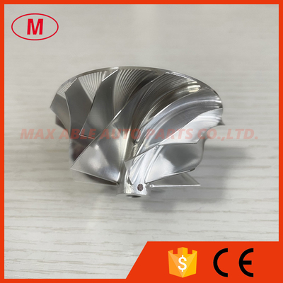 RHF5 reverse 46.50/60.82mm 7+7 blades turbocharger milling/aluminum 2618/billet compressor wheel