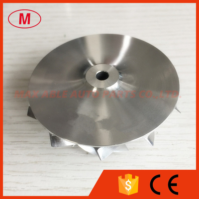 K04 5306-123-2203 1302-003-411 11+0 blades 41.94/56.08mm performance turbo milling/aluminum 2618/billet compressor wheel
