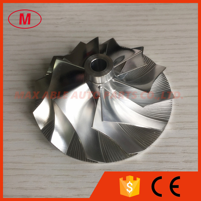 K23/3LD/KKK 3LDZ 5223-123-2005 53.50/80.00mm 6+6 blades milling/aluminum 2618/billet compressor wheel for 5222-988-3100