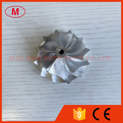 TD03 14T close 39.55/51.00mm 6+6 blades Turbo milling/aluminum 2618/billet compressor wheel