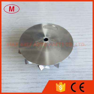 TD03 14T close 39.55/51.00mm 6+6 blades Turbo milling/aluminum 2618/billet compressor wheel