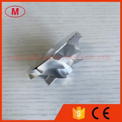 TD03 14T close 39.55/51.00mm 6+6 blades Turbo milling/aluminum 2618/billet compressor wheel