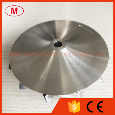 T04S 448048-0003E 56.60/76.07mm 6+6 blades high performance turbo Billet/milling/aluminum 2628 compressor wheel