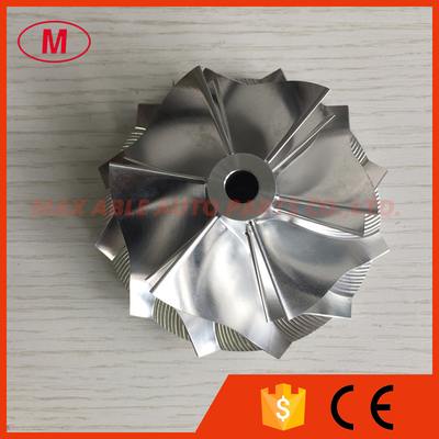 RHG6 6+6 blades 63.50/82.05mm high performance Turbo Billet/milling/aluminum 2024 compressor wheel for Chevy 6.6L