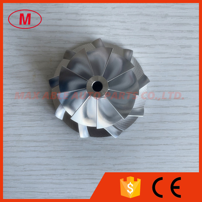 S100 50.00/68.01mm 9+0 blades point milling high performance turbo milling/aluminum 2618/billet compressor wheel