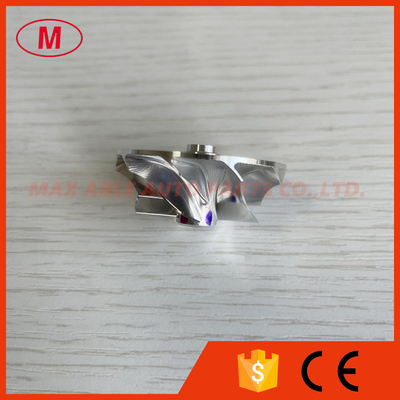 KP35 5435-123-2007 27.40/37.05mm 5+5 blades turbo milling/aluminum 2618/billet compressor wheel for 5435-970-0001/0007
