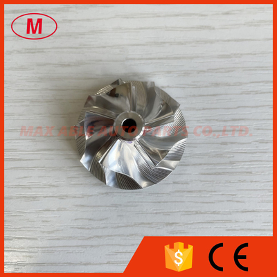 KP35 5435-123-2007 27.40/37.05mm 5+5 blades turbo milling/aluminum 2618/billet compressor wheel for 5435-970-0001/0007