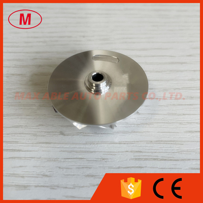 KP35 5435-123-2007 27.40/37.05mm 5+5 blades turbo milling/aluminum 2618/billet compressor wheel for 5435-970-0001/0007