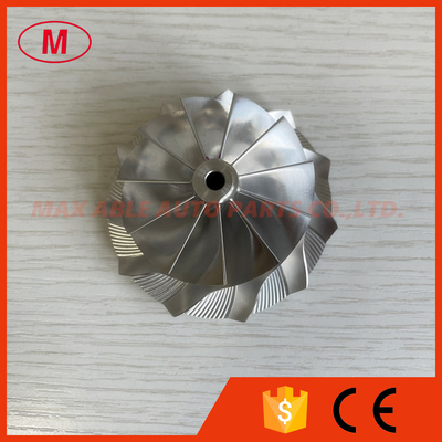 GT15-25 reverse 54.00/71.00mm 11+0 blades high performance turbo milling/aluminum 2618/billet compressor wheel