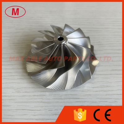 GT15-25 reverse 54.00/71.00mm 11+0 blades high performance turbo milling/aluminum 2618/billet compressor wheel