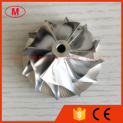 GT1246 6+6 blades 786555-0002N 34.10/46.00mm high performance turbo milling/aluminum 2618/billet compressor wheel
