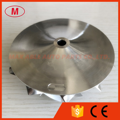 HX40 66.65/84.00mm 11+0 performance design Turbocharger milling/Aluminum 2618/billet compressor wheel for racing