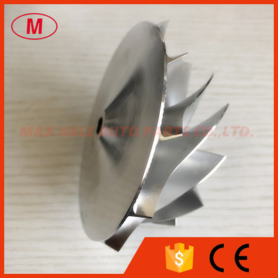 HX40 66.65/84.00mm 11+0 performance design Turbocharger milling/Aluminum 2618/billet compressor wheel for racing