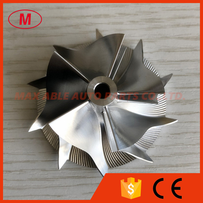 RHF4H 40.66/52.51mm 5+5 blades high performance turbocharger billet/milling/aluminum 2618 compressor wheel