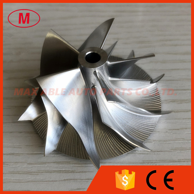 RHF4H 40.66/52.51mm 5+5 blades high performance turbocharger billet/milling/aluminum 2618 compressor wheel