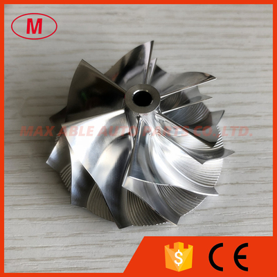 K04 48.00/60.00mm 6+6 blades high performance turbocharger milling/aluminum 2618/billet compressor wheel