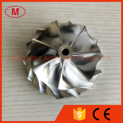 GTX3584 66.30/84.00mm 7+7blades 451470-0001 turbo billet/milling/aluminum 2618 compressor wheel for Racing 66.5/84mm