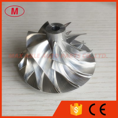 RHF55 46.40/65.00mm 7+7 blades Turbo aluminum 2618/milling/ Billet compressor wheel