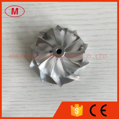 GT12 40.00/52.50mm 10+0blades high performance turbo milling/Aluminum 2618/billet compressor wheel