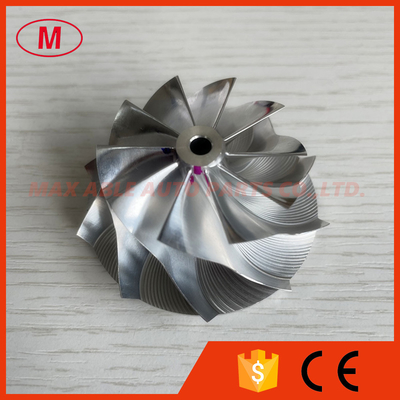 GT12 40.00/52.50mm 10+0blades high performance turbo milling/Aluminum 2618/billet compressor wheel